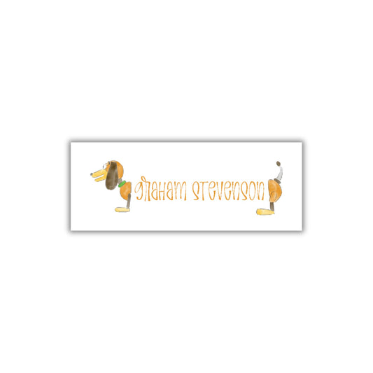 Slinky Pup Name Labels
