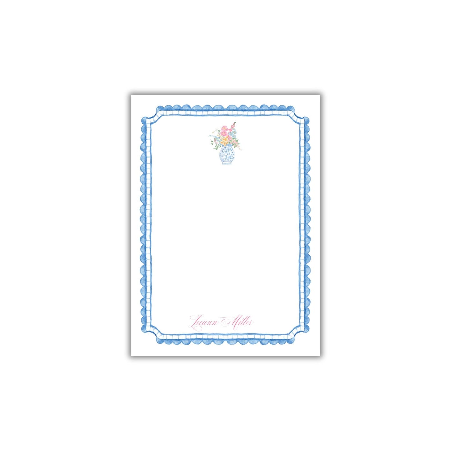 Chinoiserie Vase Notepad