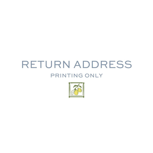 Return Envelope Address Printing Services - This listing is for the printing service ONLY